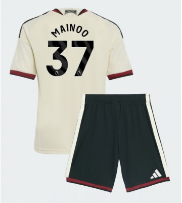 Manchester United Kobbie Mainoo #37 Tredjetrøje Børn 2026-27 Kortærmet (+ Korte bukser)
